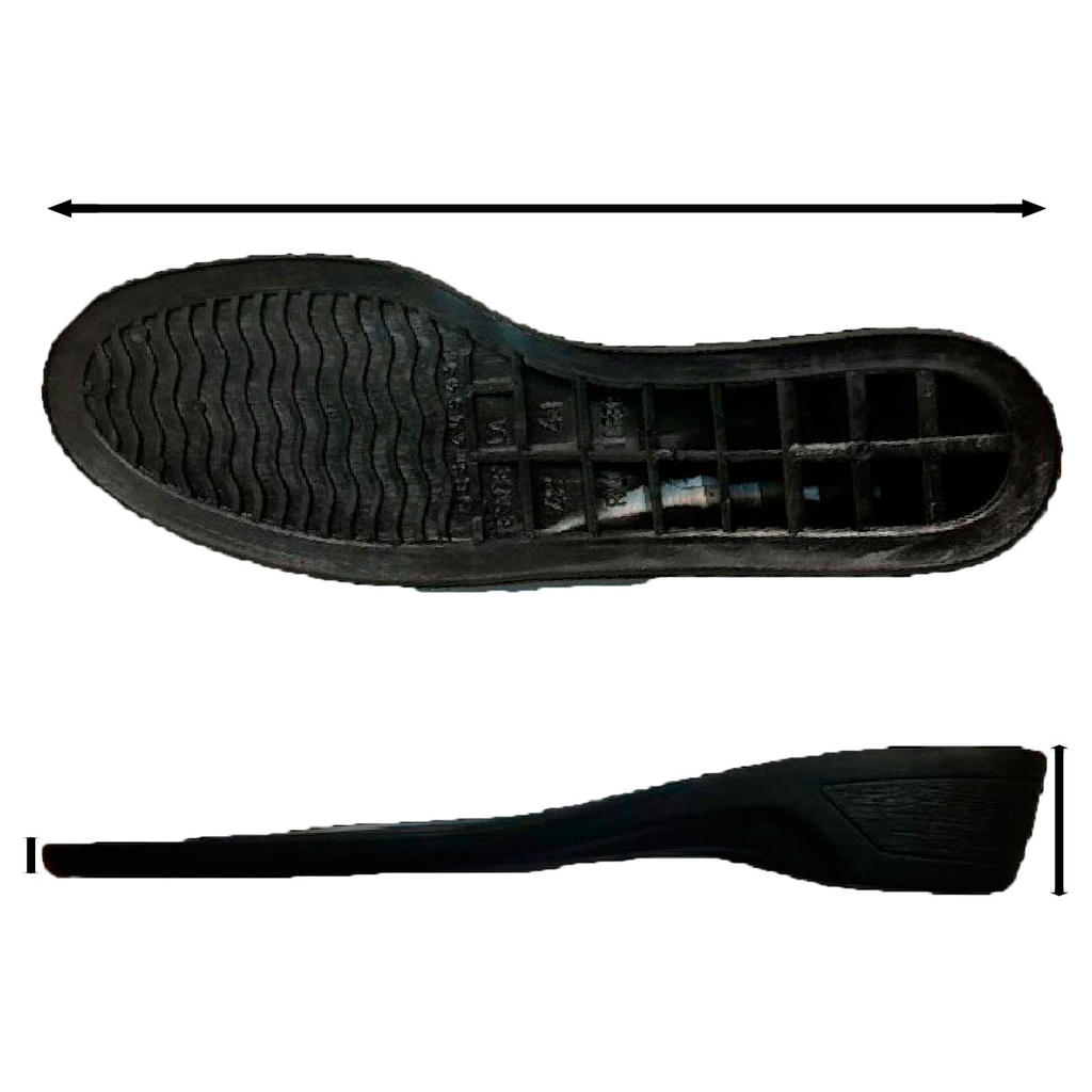 Piso TR Señora Mod. BONI LAIG Negro