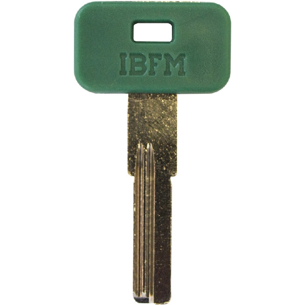 Llave Seguridad IBFM Mod. 2304 con Cabezal de Plástico Verde