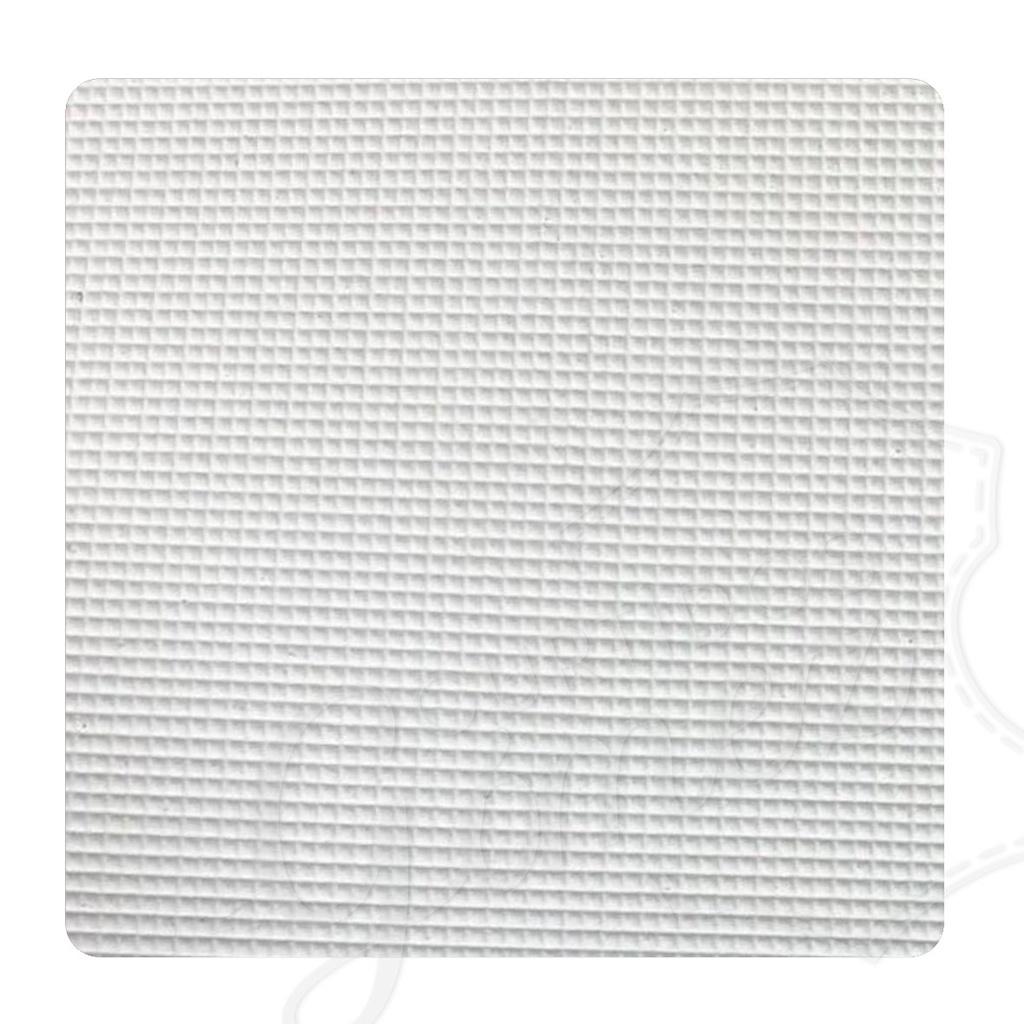 Microporoso Saldo Cuadros 8 mm. Blanco/Beige (Plancha) 85x85 cm.