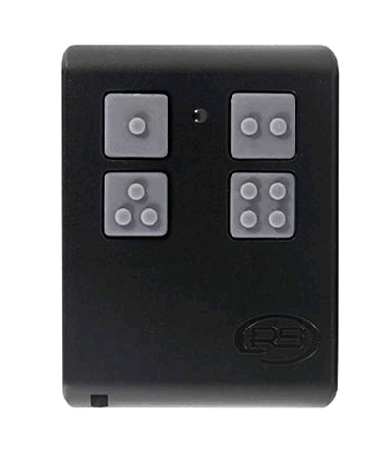 Emisor REMOCON Mod. RMC225868 4 botones para mandos evolutivos a 868 Mhz Plástico Negro