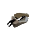 [ESP10235BL] Alpargata Valenciana Yute Cuña Alta (35, Blanco)