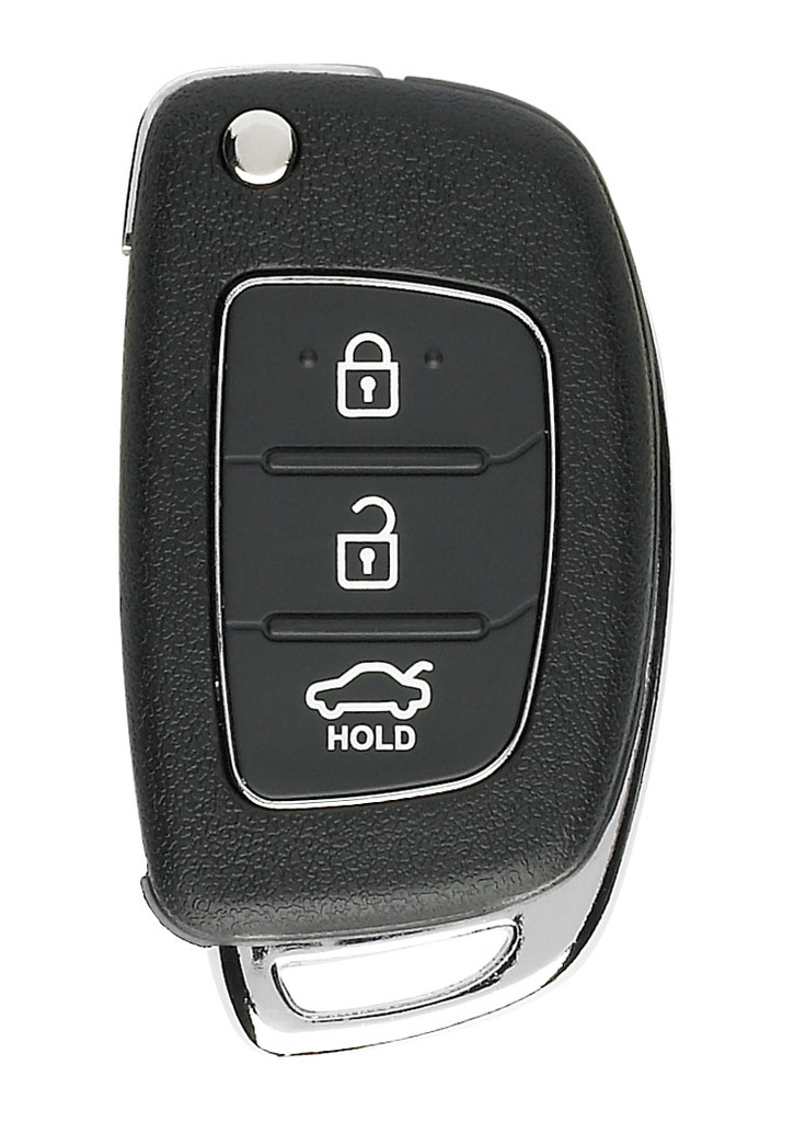 Carcasa HYUNDAI/KIA 3 botones Plegable (MLHY18P7 / HY48CS3B-M-P)