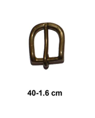 Hebilla Latón Ref. 40 para correa de 1,6 cm.