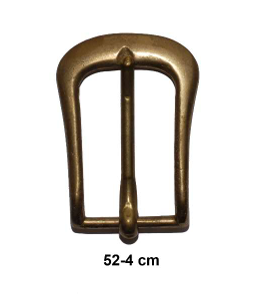 Hebilla Latón Ref. 52 para correa de 4 cm.