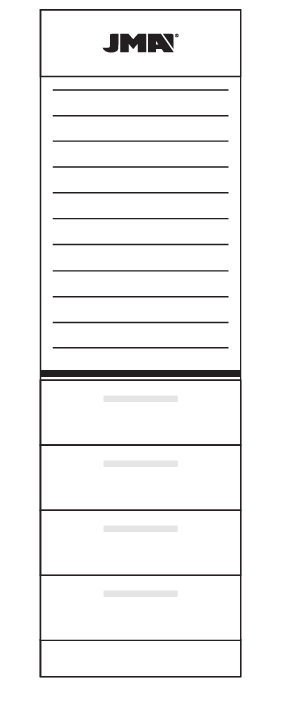 Módulo KEY STATION Mod. KP-D Con Cajones