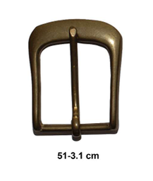 [GHL151] Hebilla Latón Ref. 51 para correa de 3,1 cm.