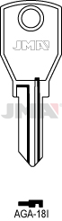 [AGA18I] Llave JMA Acero GRUPO - B
